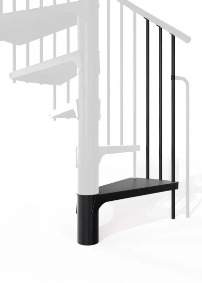 Gradino aggiuntivo per scala Rondo smart colore nero