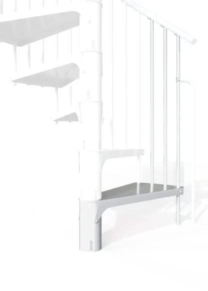 Gradino aggiuntivo per scala Rondo smart colore bianco