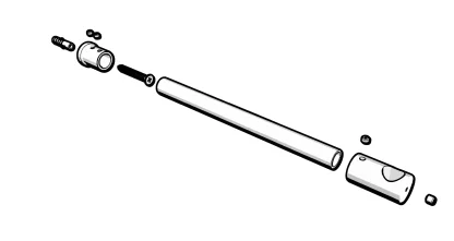 R2-22A Giunto colonna parete disegno