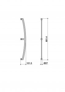 R2-73A Irrigidimento colonna zincato disegno