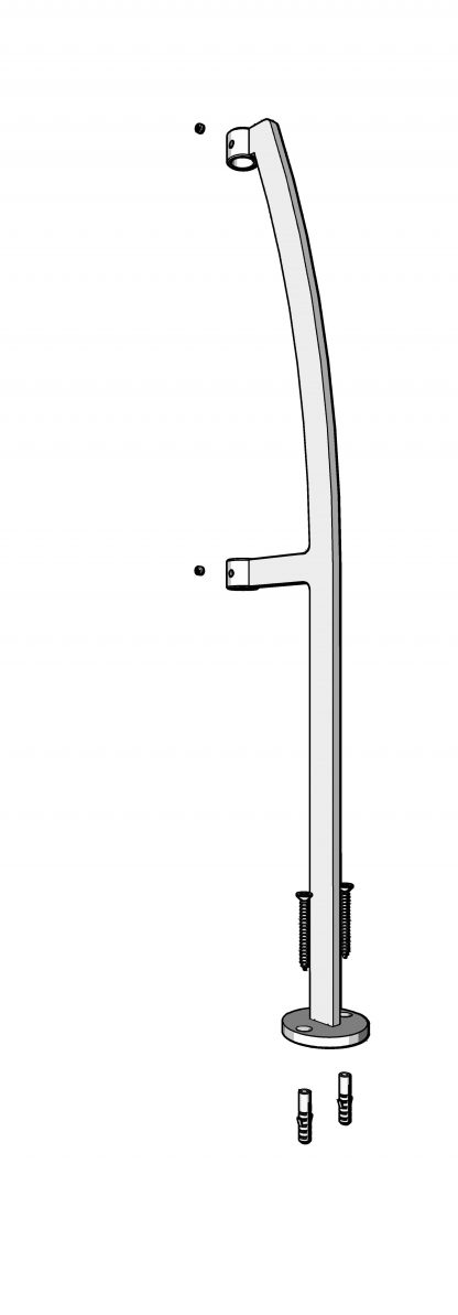 R2-77A Irrigidimento interno balaustra disegno