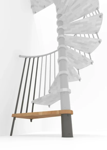 Gradino aggiuntivo per scala Spiral Smart Grigio Faggio