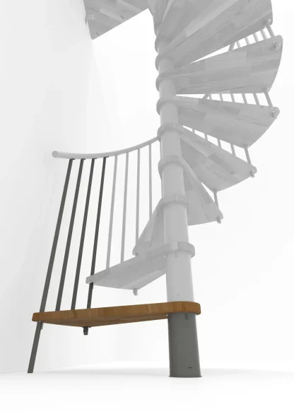 Gradino aggiuntivo per scala Spiral Smart Grigio Quercia