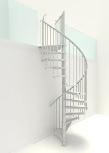 Scala a chiocciola Spiral Smart Bianco Bianco