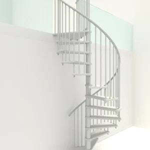 Scala a chiocciola Spiral Smart Bianco Bianco