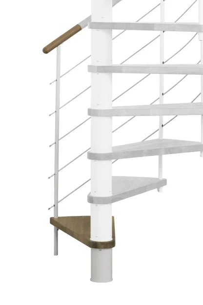 Gradino aggiuntivo bianco legno quercia per Scala Venezia 120