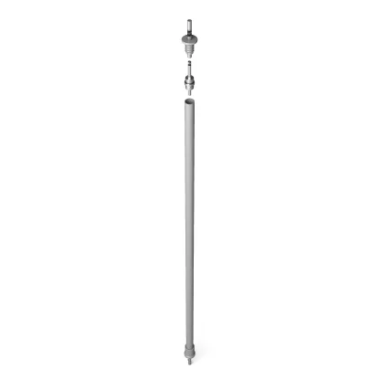 Piede a terra L. 1300 R2 R2-170A-GI Grigio