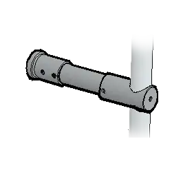 Accessorio scala chiocciola E20 kit giunto colonna parete r2