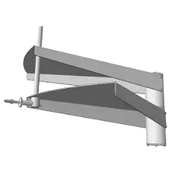 Accessorio scala chiocciola f20 kit supporto gradino FE-20A