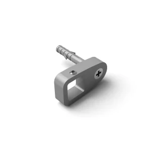 Bicchiere per colonna quadrata R2 colore grigio