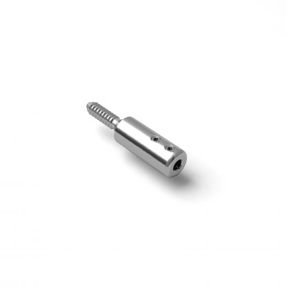 Bicchiere su struttura in legno R10 Inox