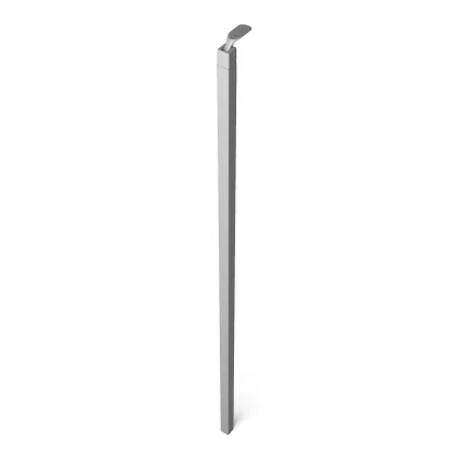 Colonna quadrata 20 x 20 per ringhiere e balaustre colore grigio