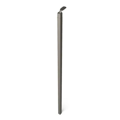 Colonna quadrata 20 x 20 per ringhiere e balaustre colore tortora