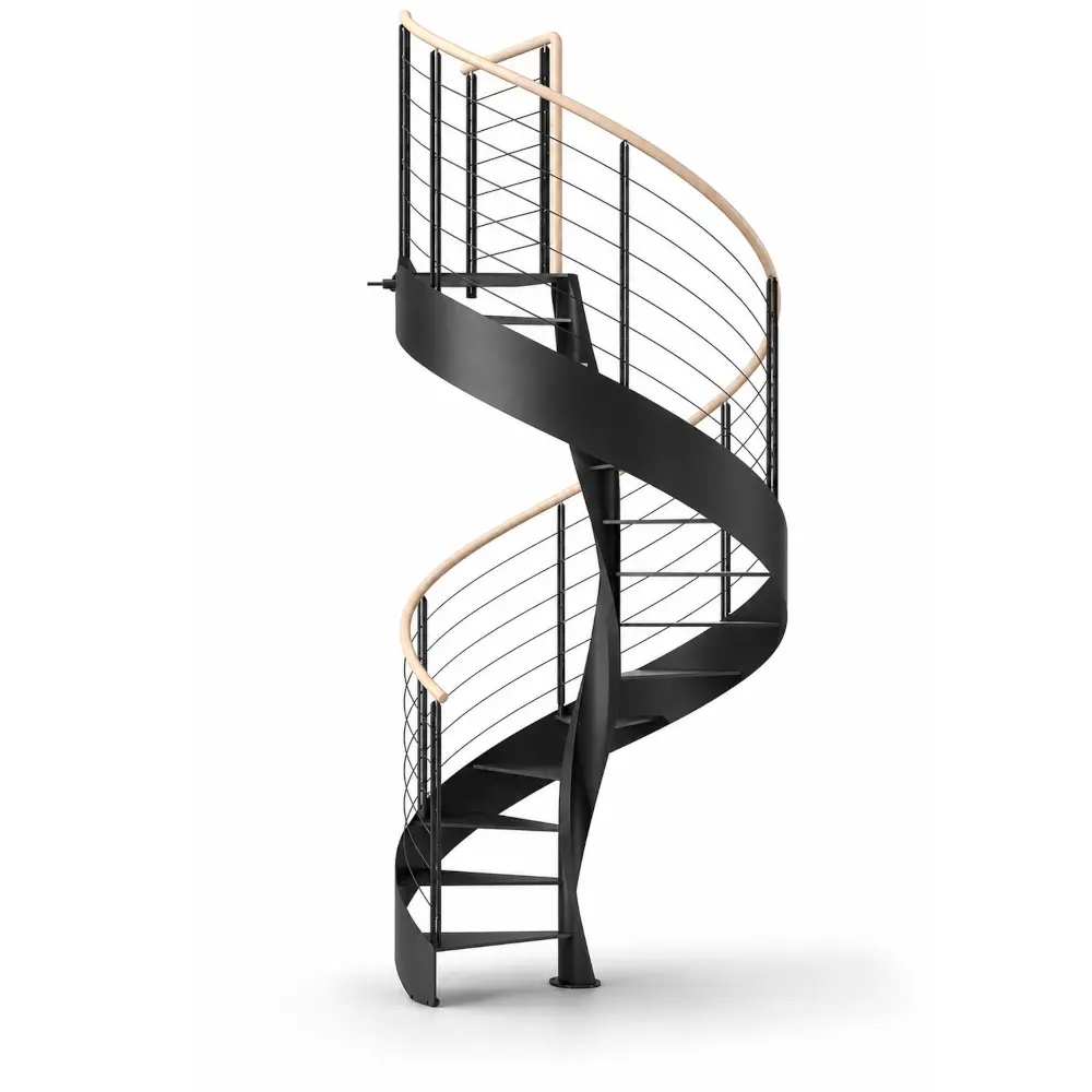 Scala a chiocciola elicoidale doppia struttura E20-2S-GL doppia struttura