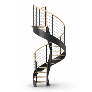 Scala a chiocciola elicoidale E20-2S-GL doppia struttura