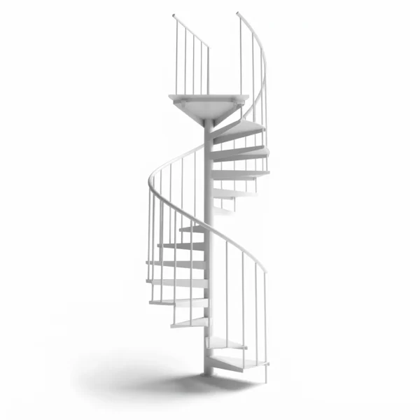 Scala a chiocciola per interni F20 colore bianco