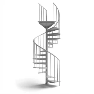 Scala a chiocciola per interni F20 colore grigio