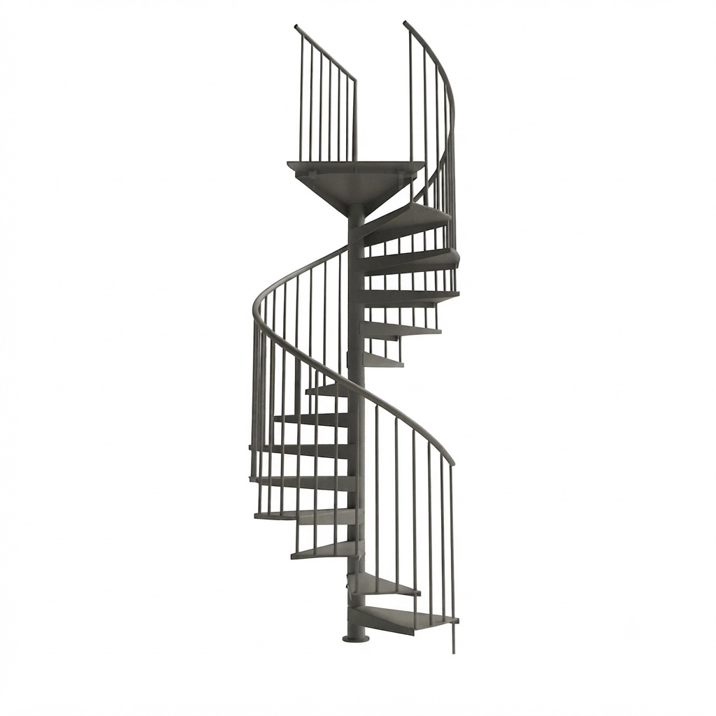 Scala a chiocciola per interni F20UK colore bronzo
