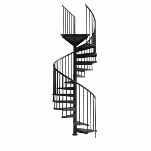 Scala a chiocciola per interni F20UK colore nero