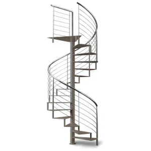 Scala chiocciola C20 GM Gradino Metallo Micaceo
