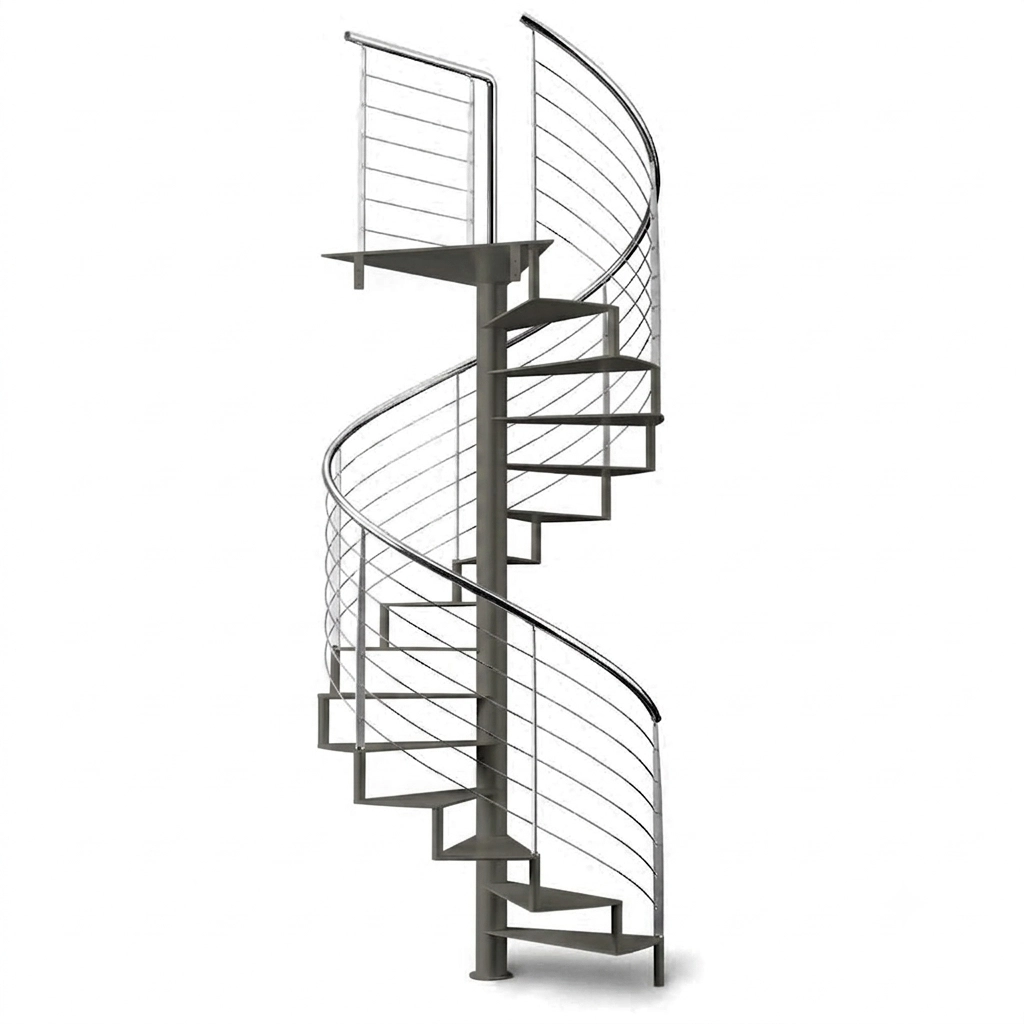 Scala chiocciola C20 GM Gradino Metallo Bronzo