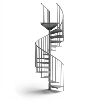 Scala a chiocciola zincata per esterni F20Z UK