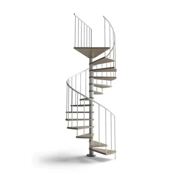Scala a chiocciola per interni in legno C20