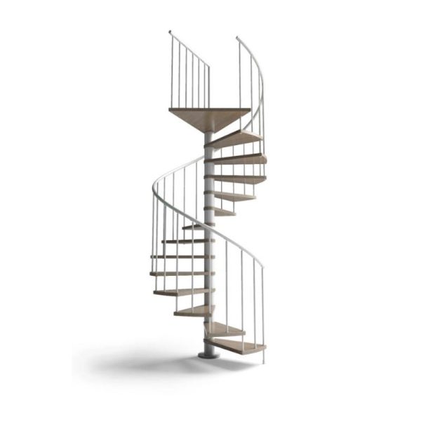 Scala a chiocciola per interni in legno C20