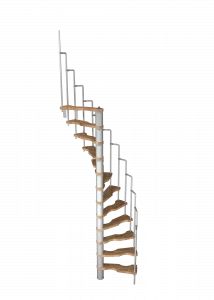 Scale a chiocciola economiche salvaspazio SUONO bianco