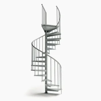 Scala a chiocciola modello f20 zincata