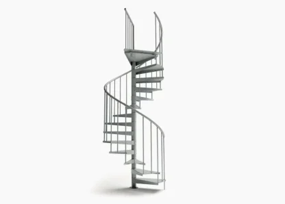 Scala a chiocciola modello f20 zincata