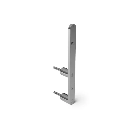 Staffa montante R1 colore inox lucido